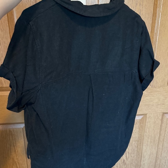 Universal Thread Black Button-Down Shirt - Picture 4 of 4